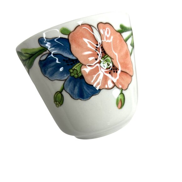 Villeroy & Boch Amapola Espresso Tea Cup & Saucer Set Of 2 Floral Poppy - Picture 5 of 15